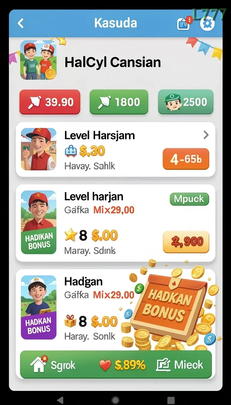Cuplikan layar DEWANAGA77 — aktivitas